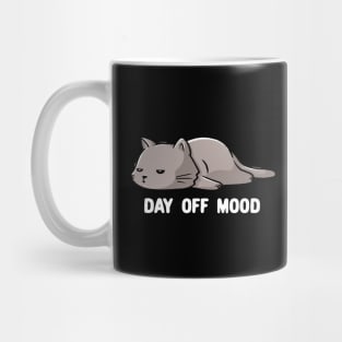 Day Off Mood Cute Lazy Cat Gift Mug